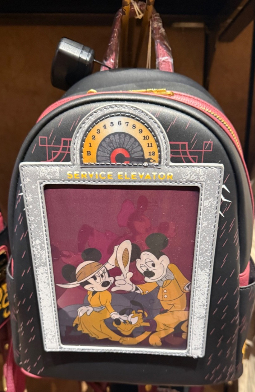 2026 Disney Parks Hollywood Tower Of Terror Hotel Loungefly Backpack Bag HTH