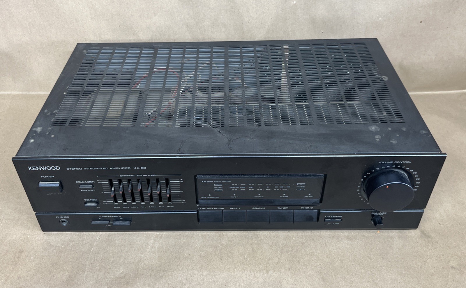 Kenwood KA-88 Stereo Amplifier - 120W 7-Band EQ - Vintage Hi-Fi - Tested Good Kenwood KA-88 Stereo Amplifier - 120W 7-Band EQ - Vintage Hi-Fi - Tested Good
