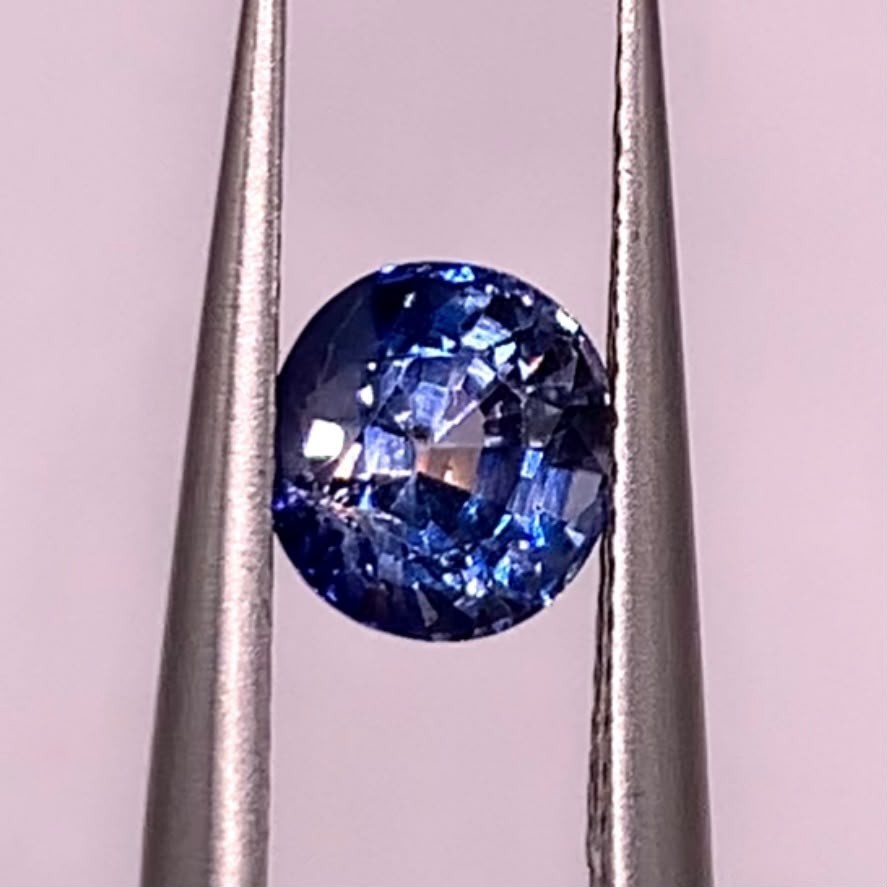 0.97Ct Natural Blue Sapphire From Sri Lanka