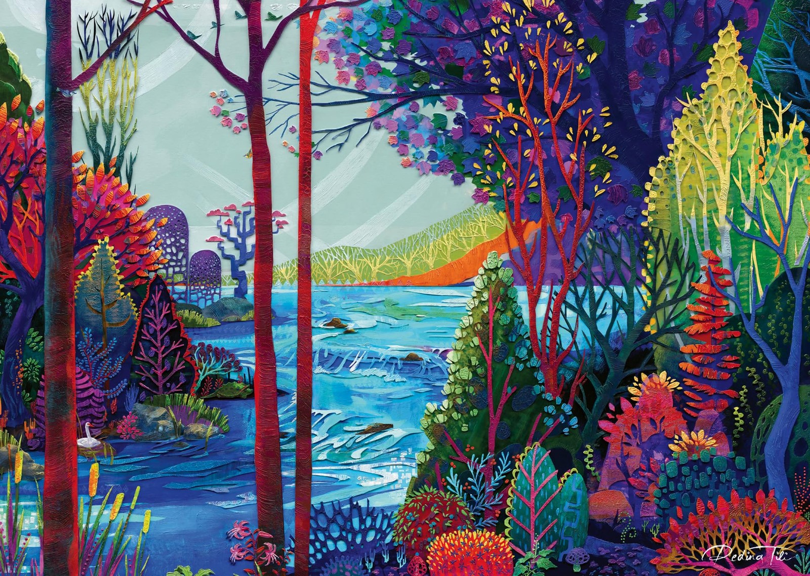 Ravensburger Indigo Forest 1000 Piece Jigsaw Puzzles for Adults and Kids Age 12 Ravensburger Indigo Forest 1000 Piece Jigsaw Puzzles for Adults and Kids Age 12