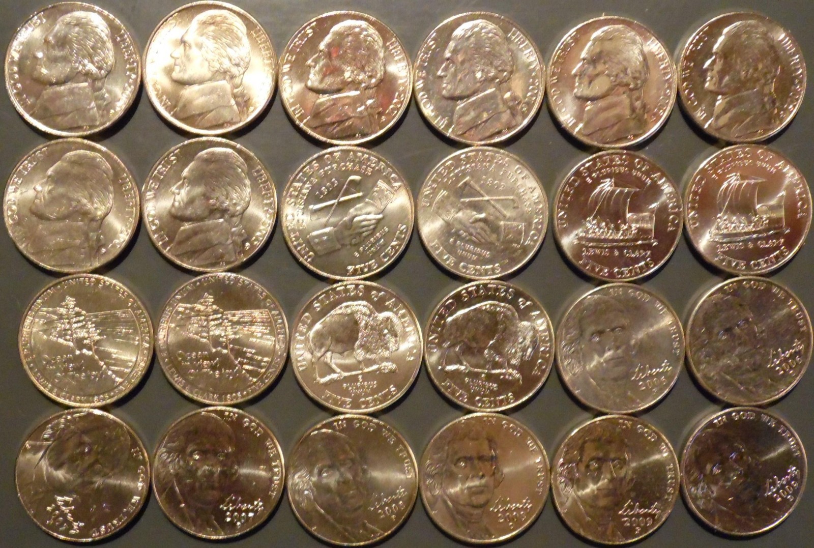 1965-2026 Jefferson Nickel Choice/Gem Uncirculated Complete Date/MM Set 125 pcs. 1965-2026 Jefferson Nickel Choice/Gem Uncirculated Complete Date/MM Set 125 pcs.
