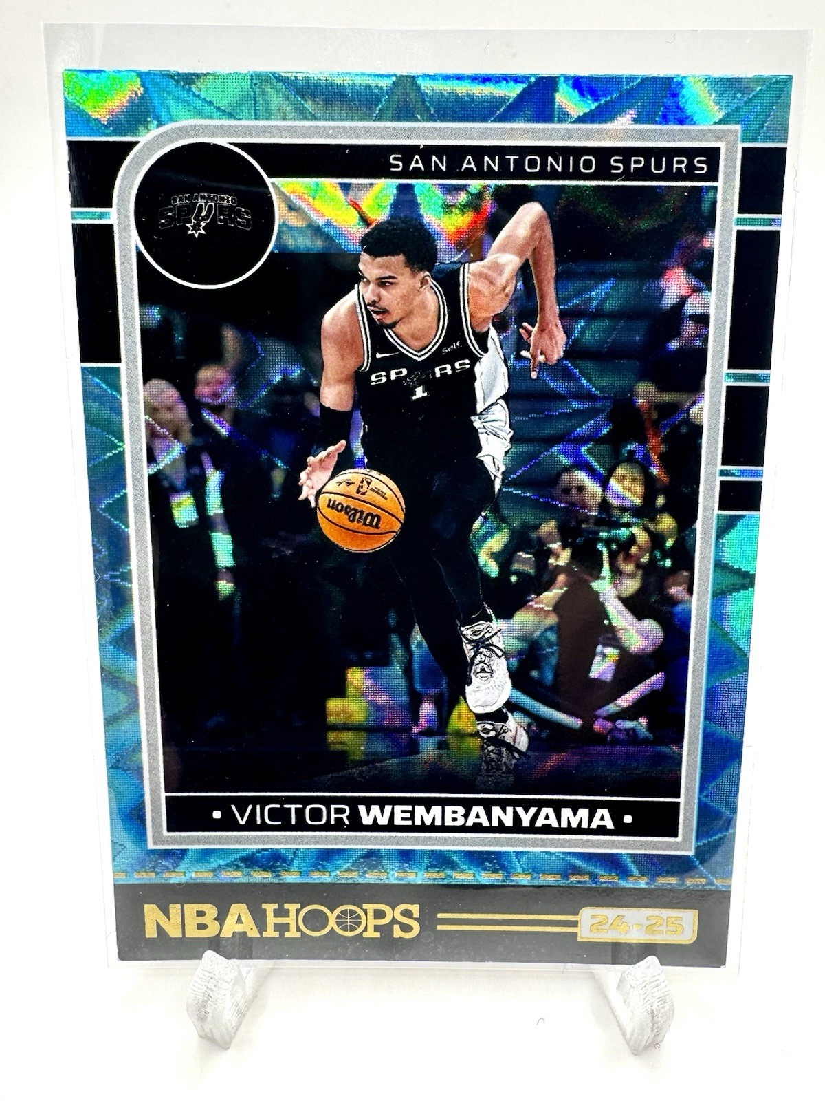 2024-25 Panini Nba Hoops - Victor Wembanyama #165 Teal Explosion 