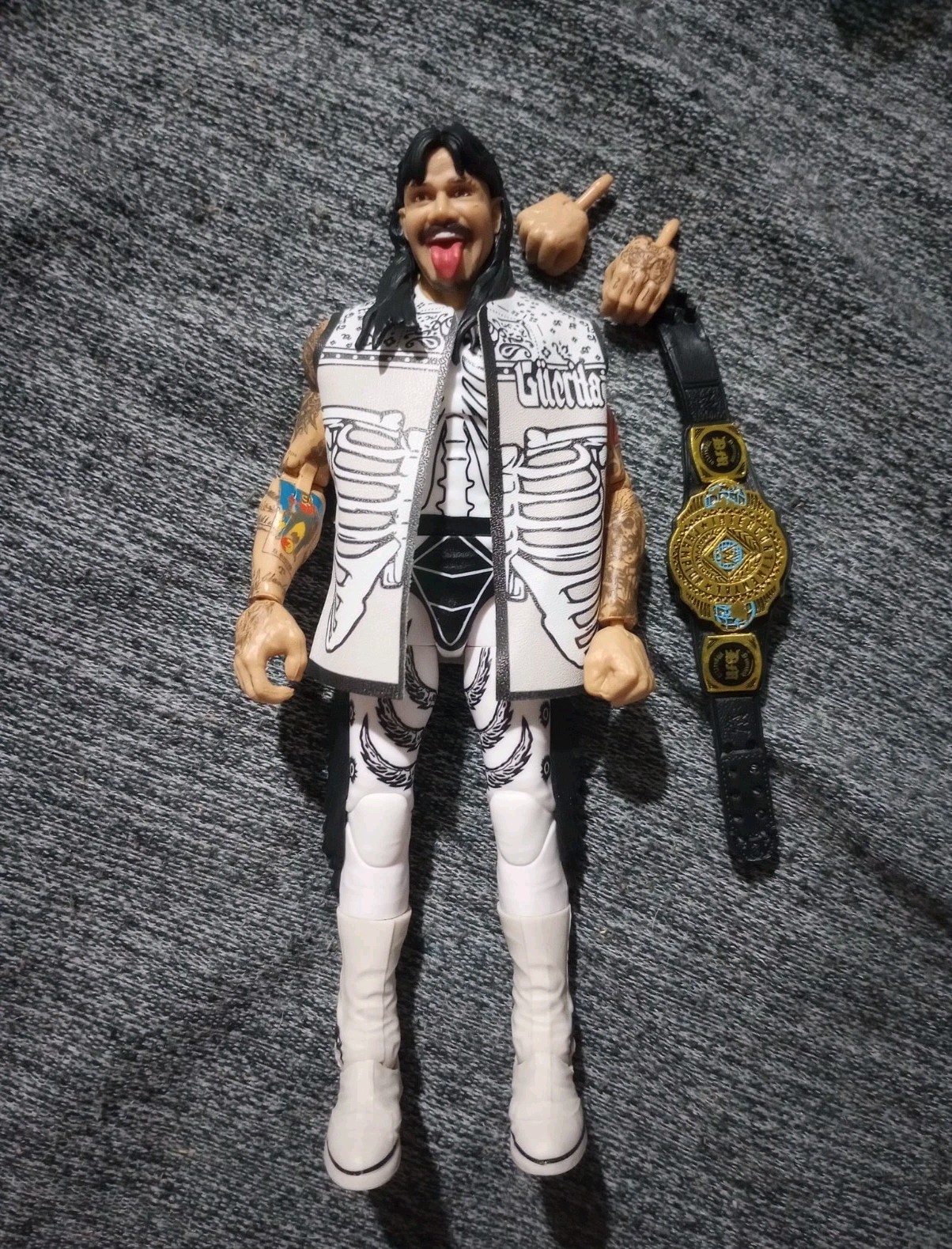 Mattel WWE Elite Hall Of Champions Dominik Mysterio Figure Intercontinental Belt