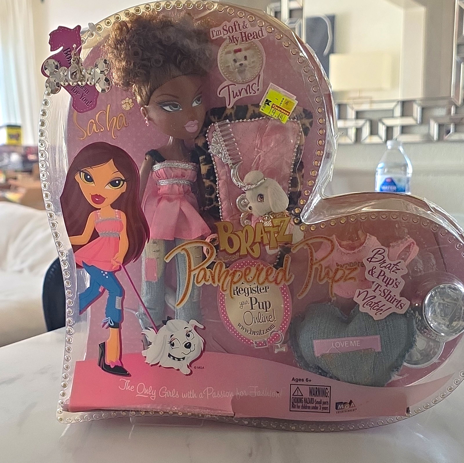 MGA Entertainment Bratz Pampered Pupz Sasha 10in Fashion Doll & Pet Set NIB