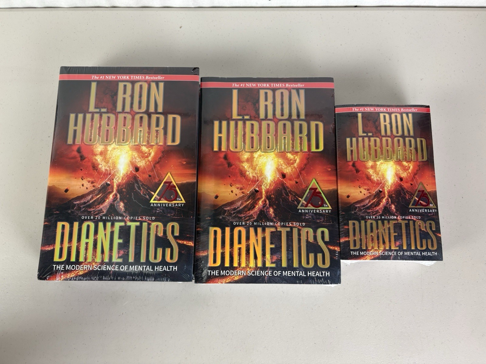 L. Ron Hubbard Dianetics 75th Anniversary Commemorative Set Of 3 Book Set L. Ron Hubbard Dianetics 75th Anniversary Commemorative Set Of 3 Book Set