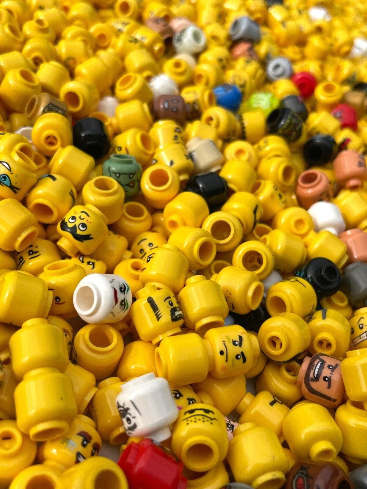 LEGO Bulk Minifigure Parts: Heads, Torsos, Legs, Hair & Accessories - YOU CHOOSE