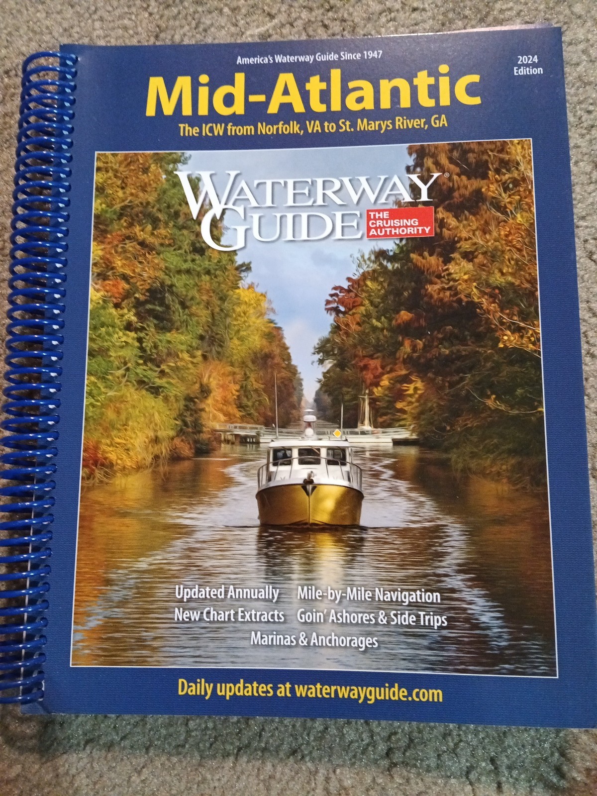 Waterway Guide Mid-Atlantic ICW, 2024 Edition, BRAND NEW