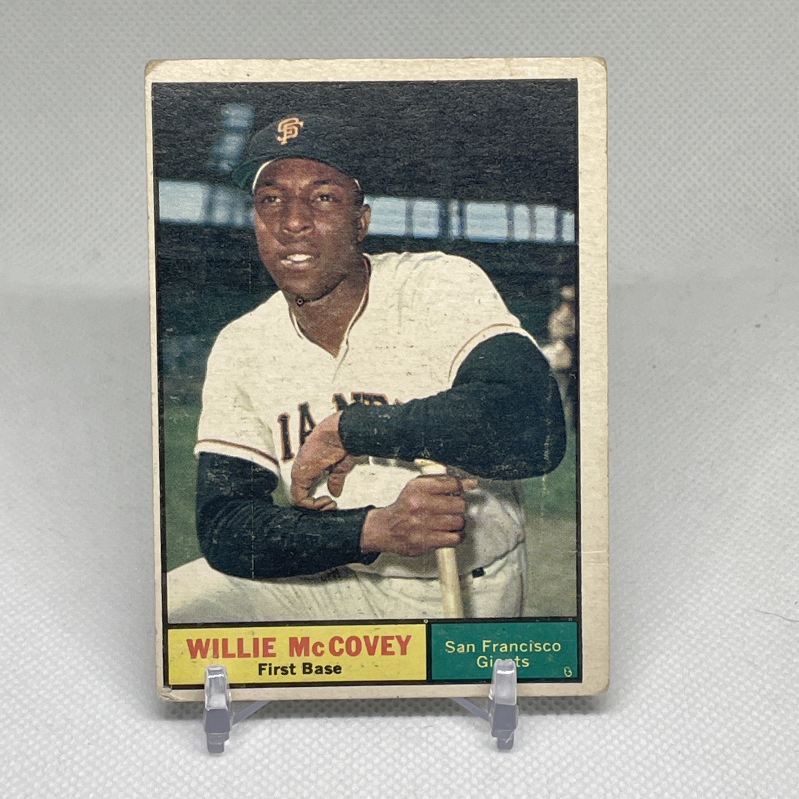 🔥1961 Topps - Willie McCovey #517 - Giants - HOF 🔥 🔥1961 Topps - Willie McCovey #517 - Giants - HOF 🔥