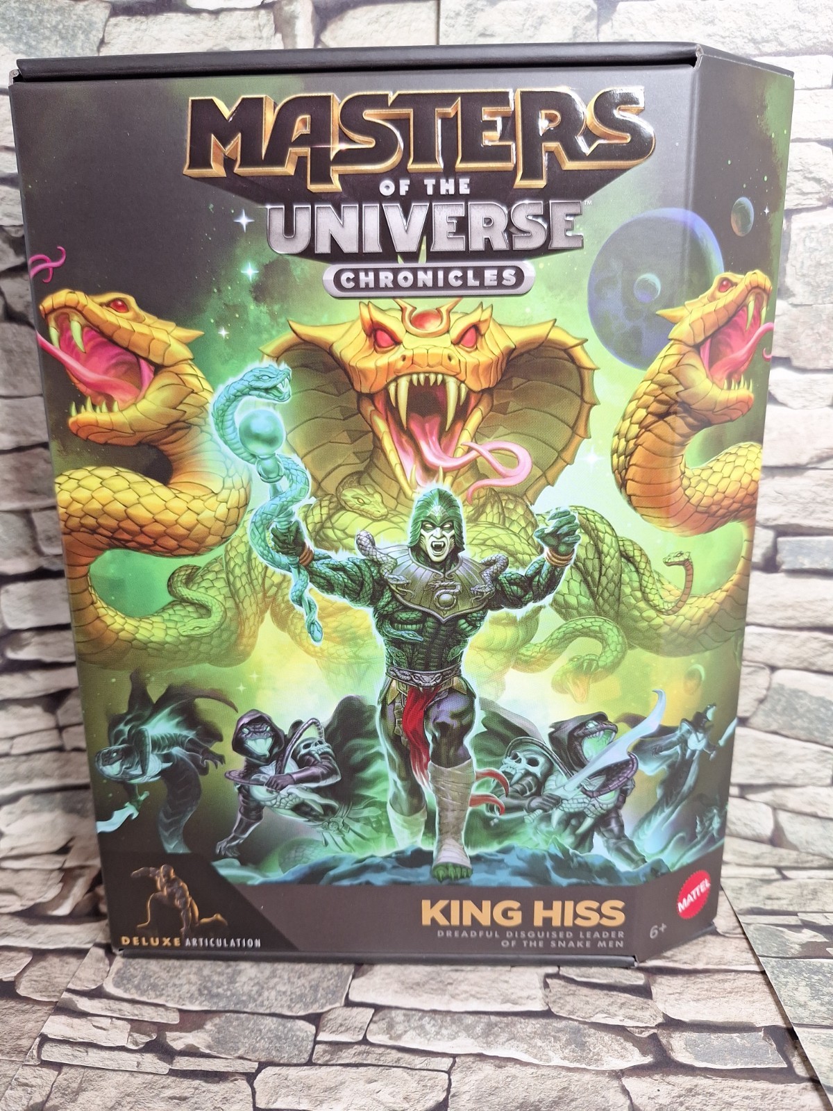 Masters Of The Universe Deluxe King Hiss Chronicles Figure Masters Of The Universe Deluxe King Hiss Chronicles Figure