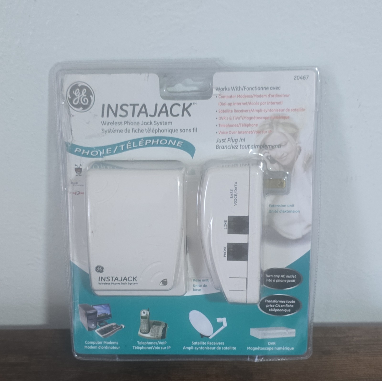NEW GE InstaJack 2 Wireless Phoneline Jack 86597 Vintage NOS NEW OLD STOCK NEW GE InstaJack 2 Wireless Phoneline Jack 86597 Vintage NOS NEW OLD STOCK