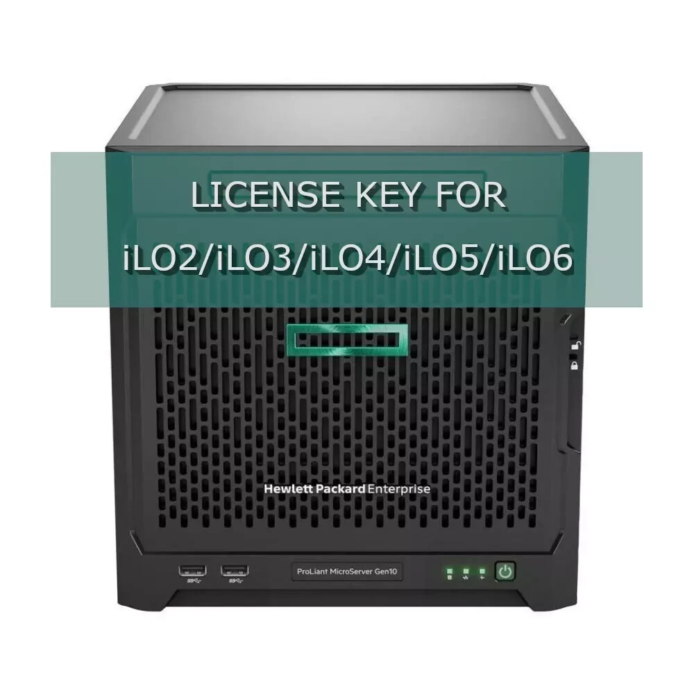 HP HPE iLo 2/3/4/5/6 Advanced Lifetime License | Gen 10 Gen 11 | Fast Shipping