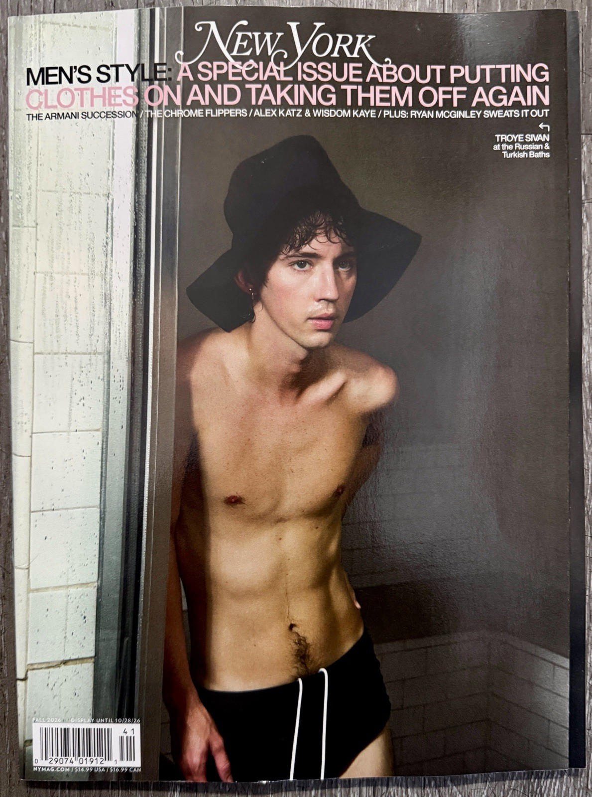 NEW YORK MAGAZINE - SPECIAL ISSUE  FALL 2026 -TROYE SIVAN- BRAND NEW