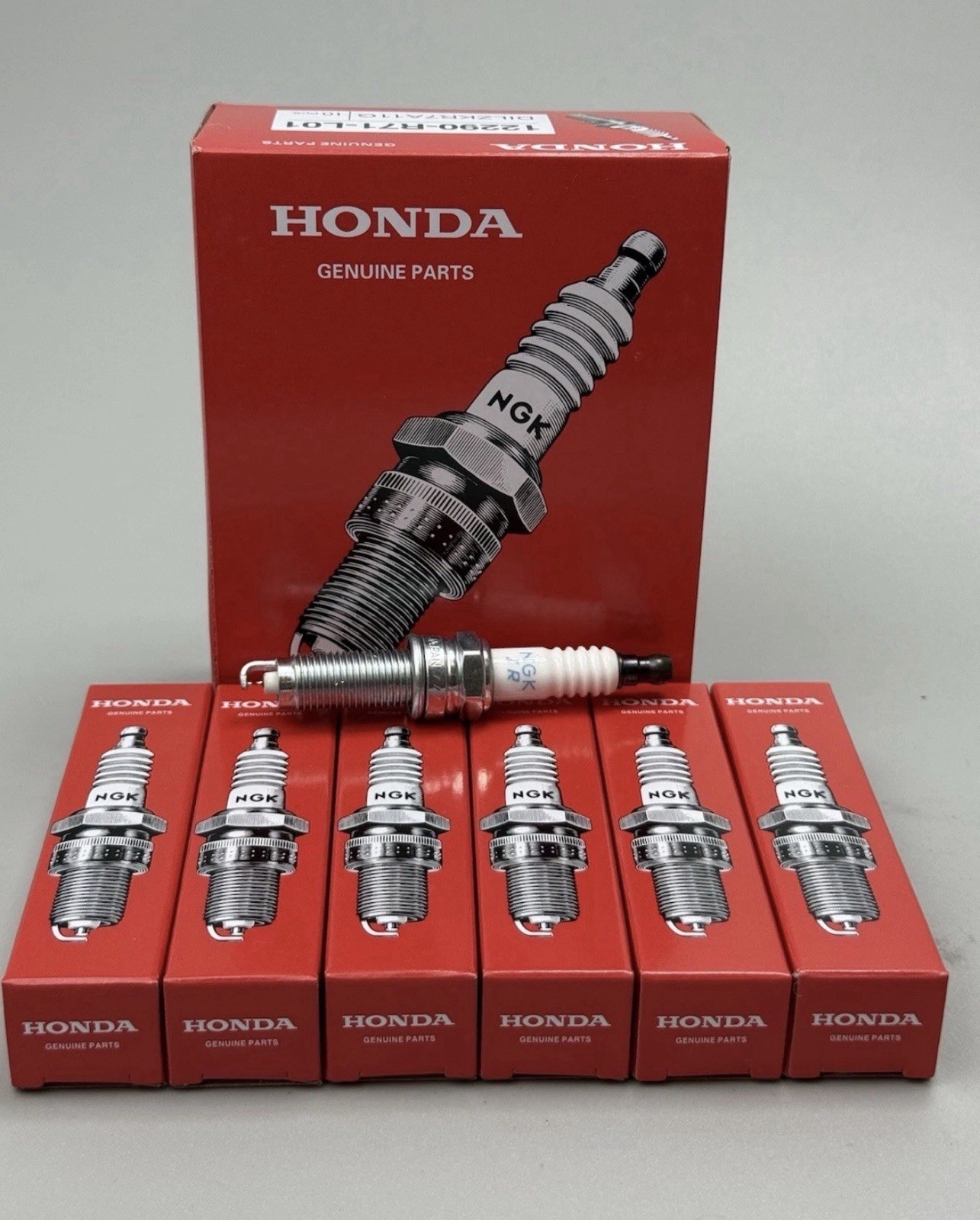 6-pcs New OEM NGK Iridium Spark Plugs 12290-R71-L01 DILZKR7A11G 6-pcs New OEM NGK Iridium Spark Plugs 12290-R71-L01 DILZKR7A11G