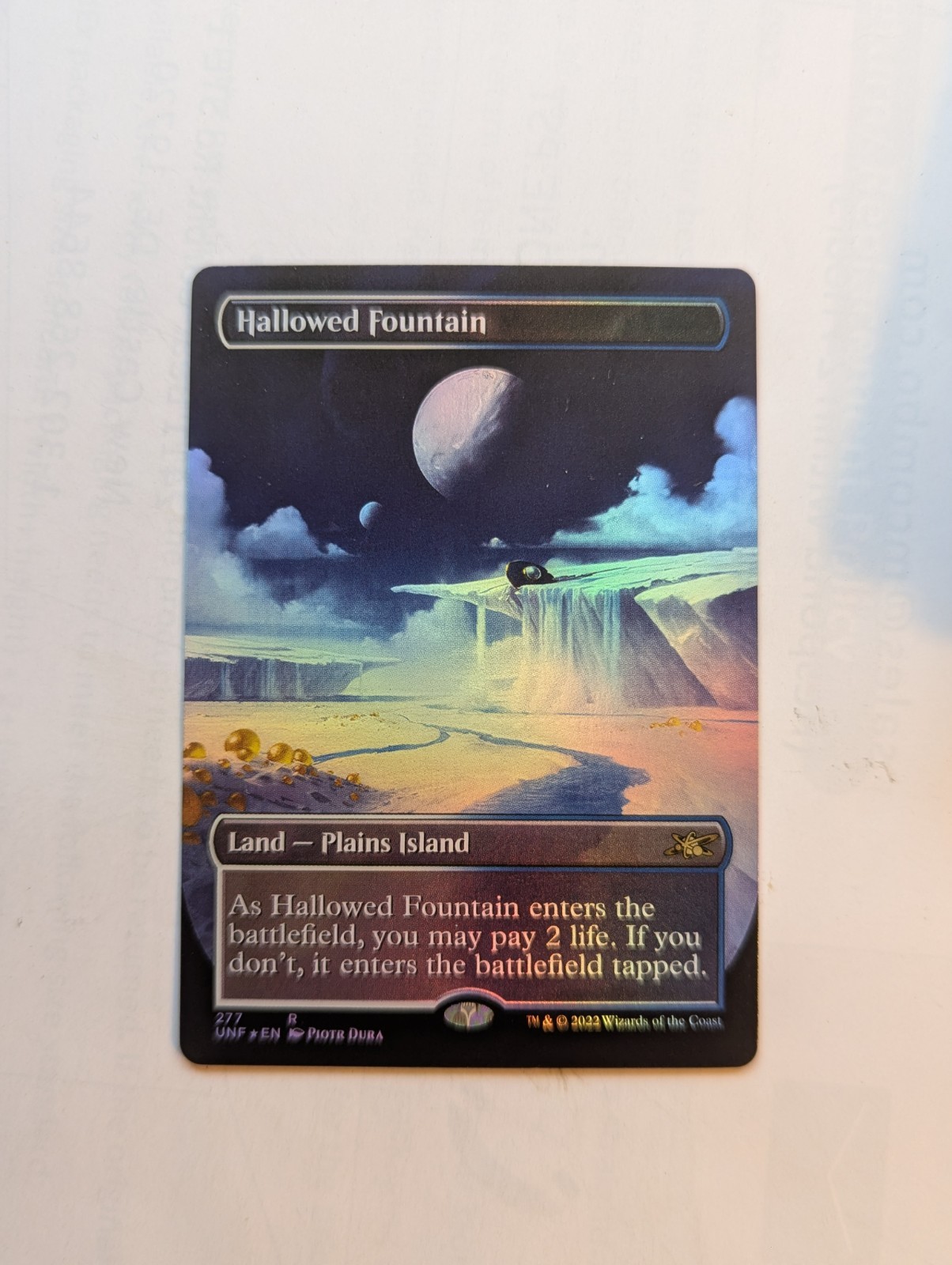 Hallowed Fountain (Borderless) Unfinity Foil Hallowed Fountain (Borderless) Unfinity Foil