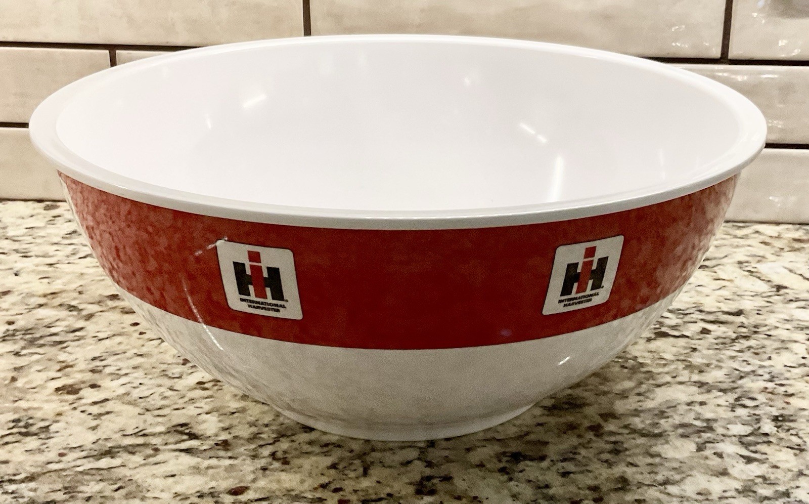 Vintage International Harvester  IH Advertising Melamine 11.75 Bowl