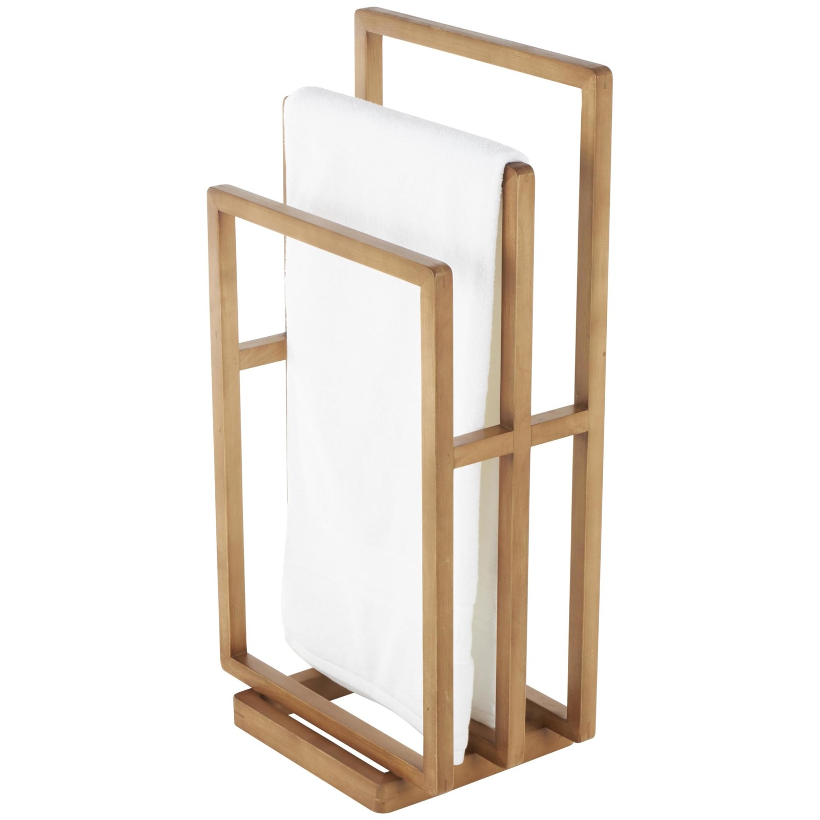 Deco 79 Wood Sleek Modern Quilt Rack, 18\ Deco 79 Wood Sleek Modern Quilt Rack, 18\