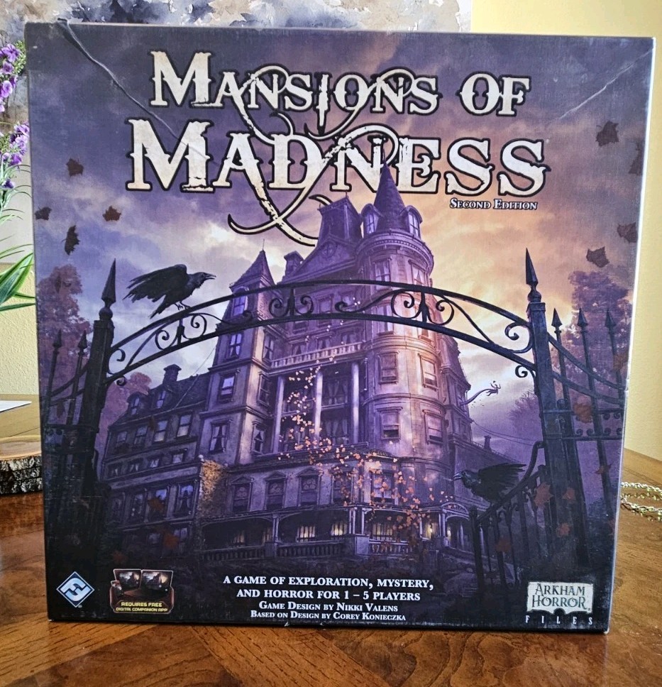 Mansions of Madness 2nd Edition Fantasy Flight Games Base Board Game COMPLETE Mansions of Madness 2nd Edition Fantasy Flight Games Base Board Game COMPLETE