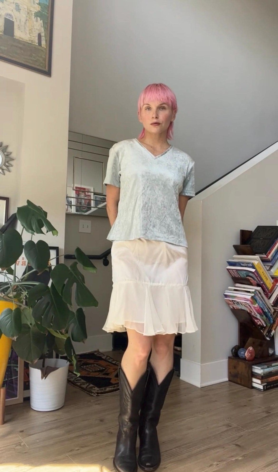 VTG 60s Flared Slip Skirt VTG 60s Flared Slip Skirt