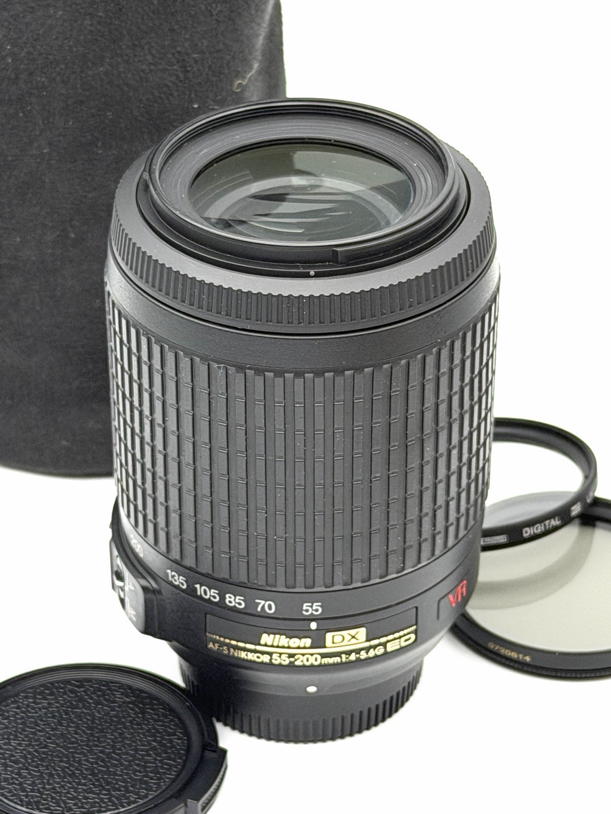 Nikon DX AF-S Nikkor 55-200mm f/4-5.6G ED VR Lens; Tested and working; Excellent