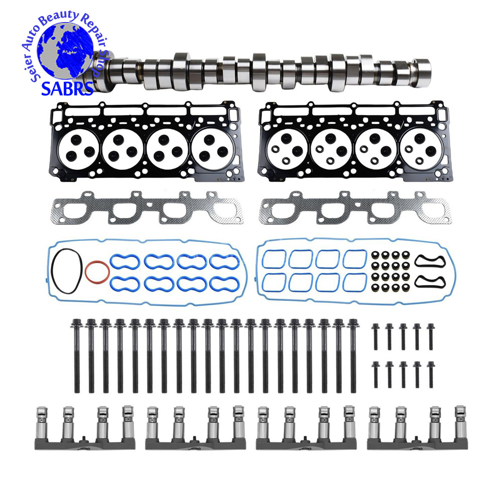 6.4 Hemi NON MDS Lifters Camshaft Cam Kit with Head Gaskets for 2011-2019 Dod...