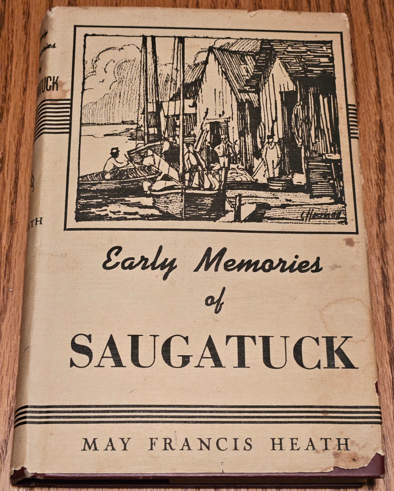 VINTAGE 1953 SIGNED 4TH Edition Early Memories of Saugatuck May Francis Heath