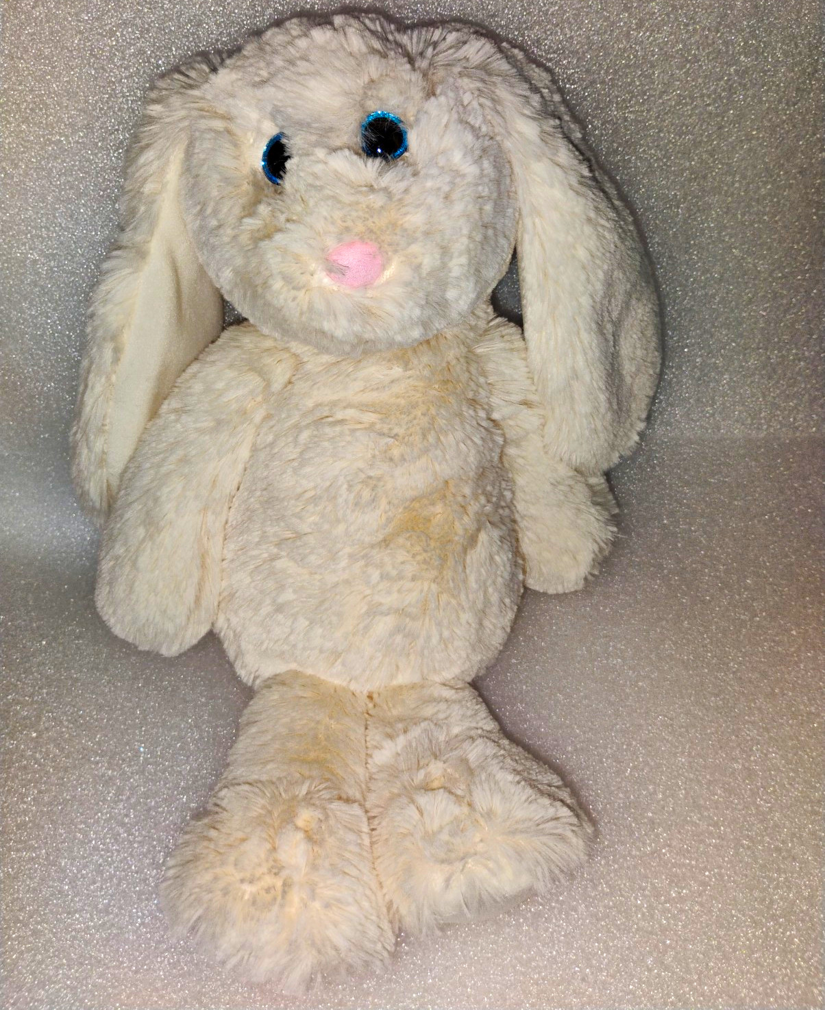 Ty Attic Treasures Pearl Bunny Cream White Rabbit Plush Stuffed Animal 12\