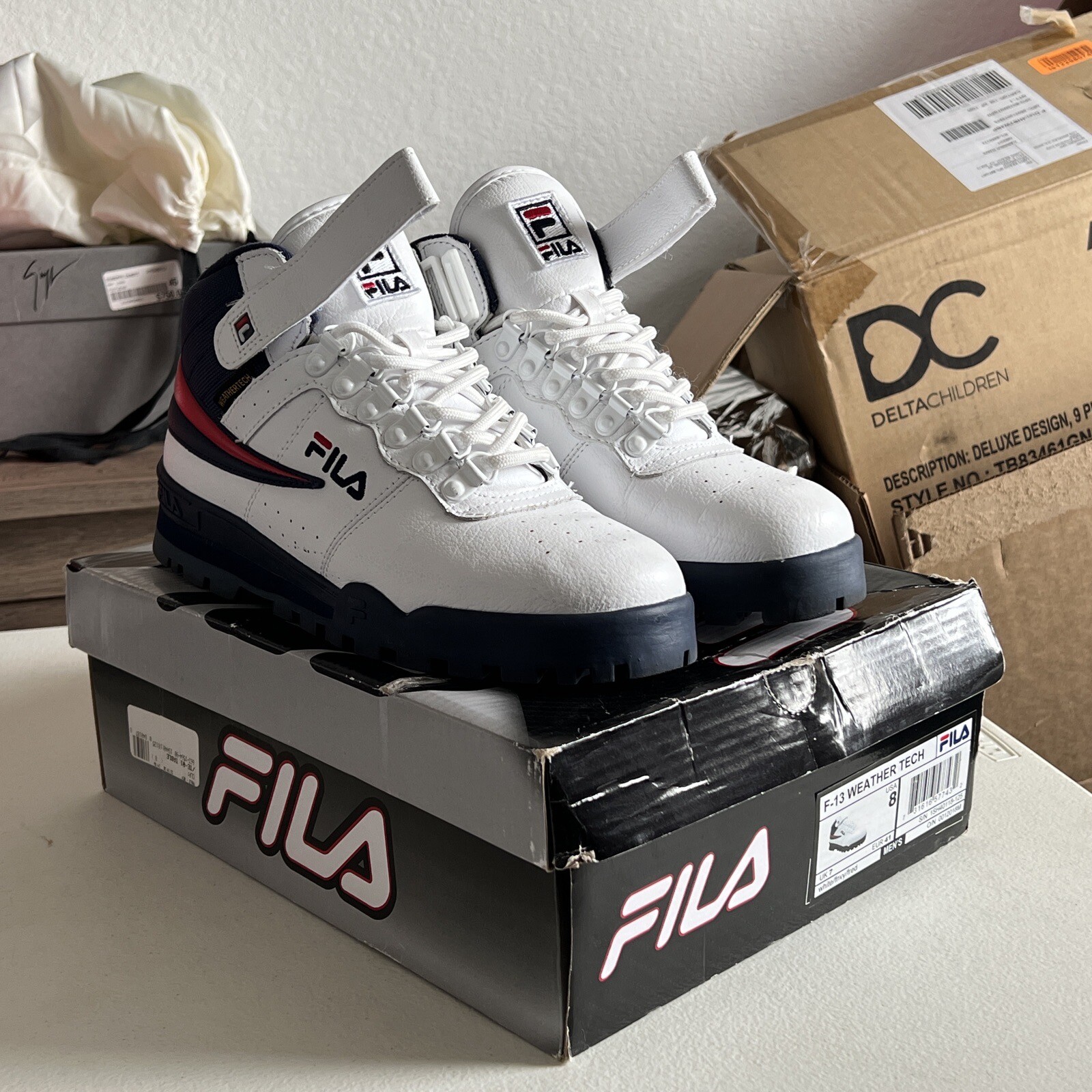Mens FILA F-13 Weather Tech Mid Shoes Sneakers Size8 Mens FILA F-13 Weather Tech Mid Shoes Sneakers Size8