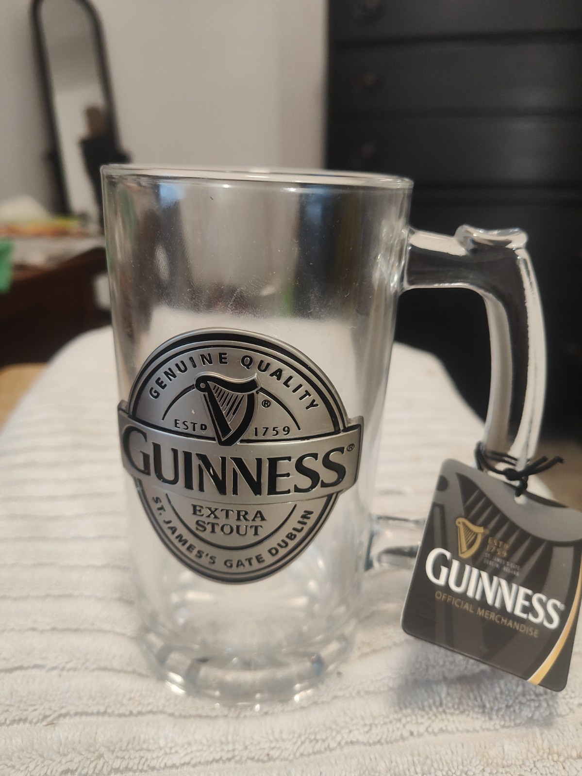 Guinness Dublin Pewter Extra Stout Six Inch Tankard...Brand New