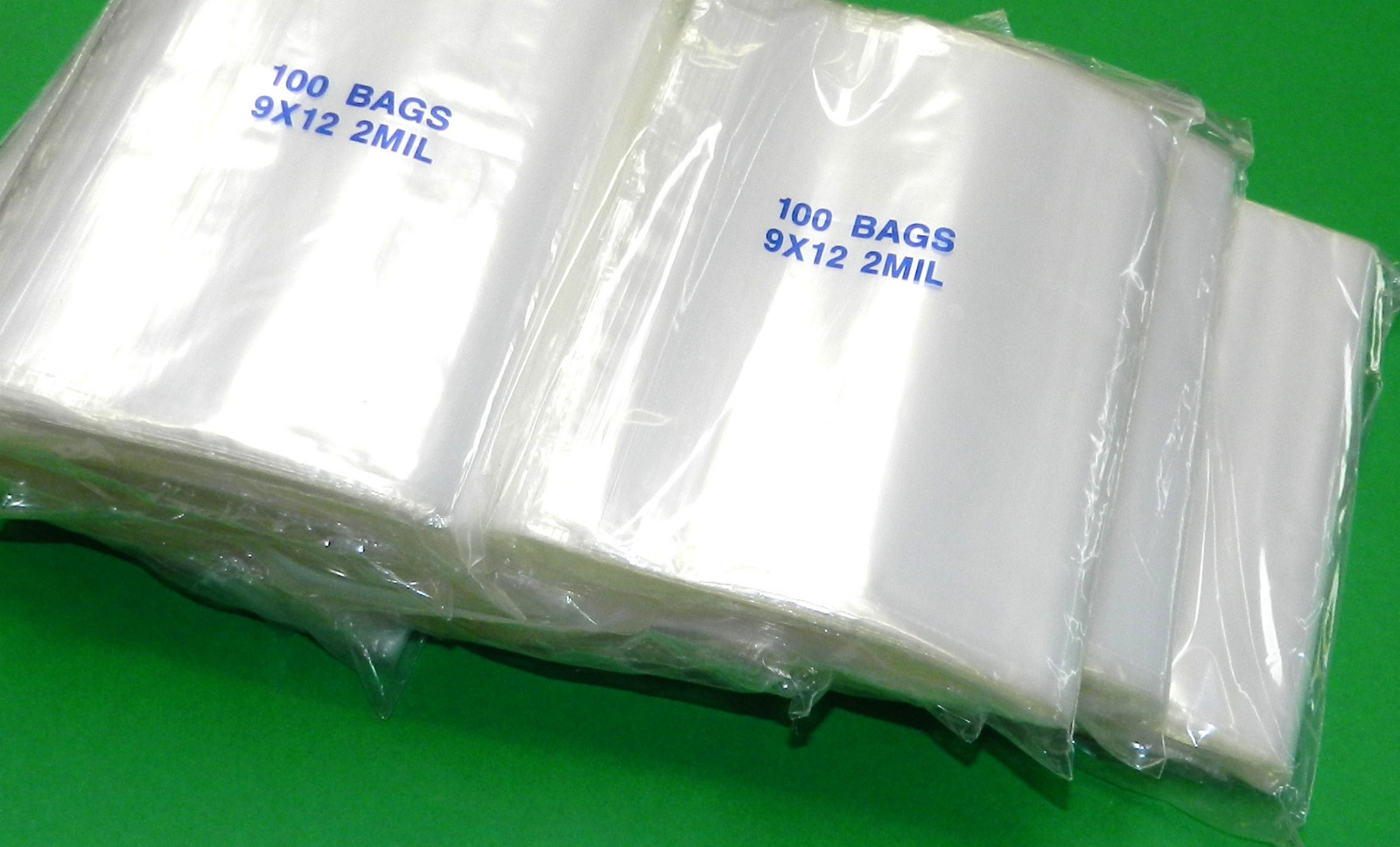 9x12 Reloc Clear 2 Mil 500 Bags Large Recloseable 9\