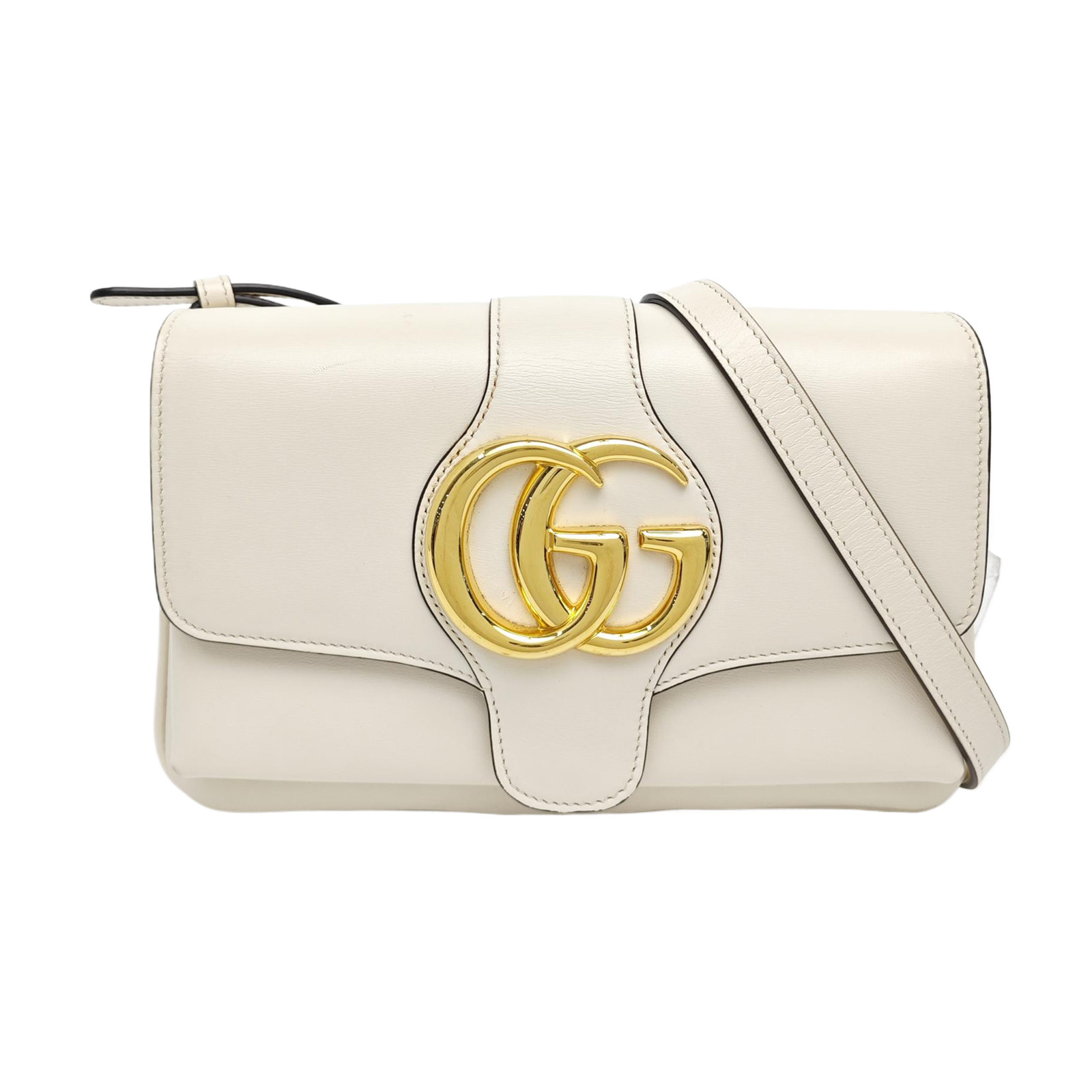 【Authentic】 GUCCI Arli White Leather Crossbody bags (DDP)