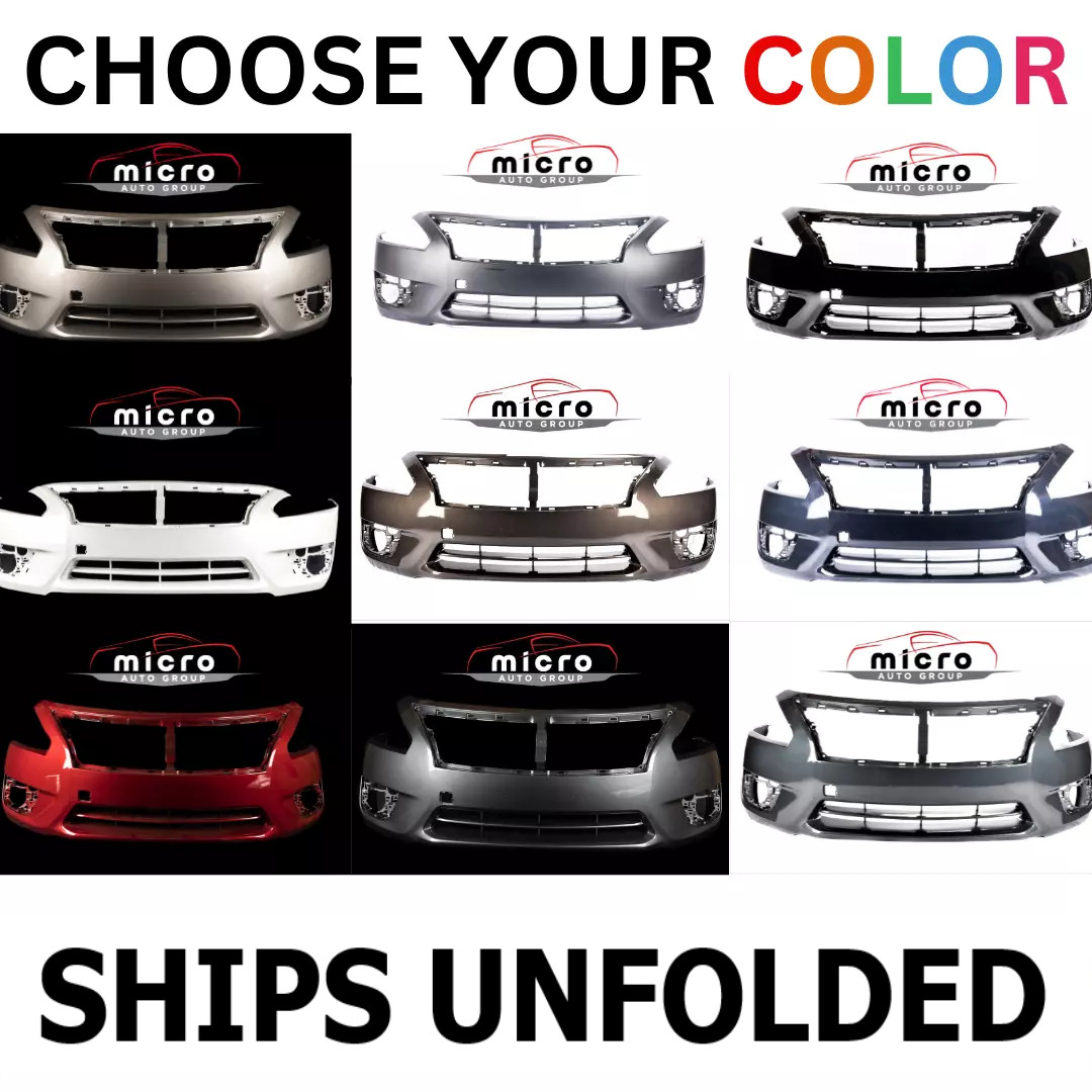 UNFOLDED FRONT BUMPER FOR 2013 2014 2015 ALTIMA CHOOSE YOUR COLOR NI1000285