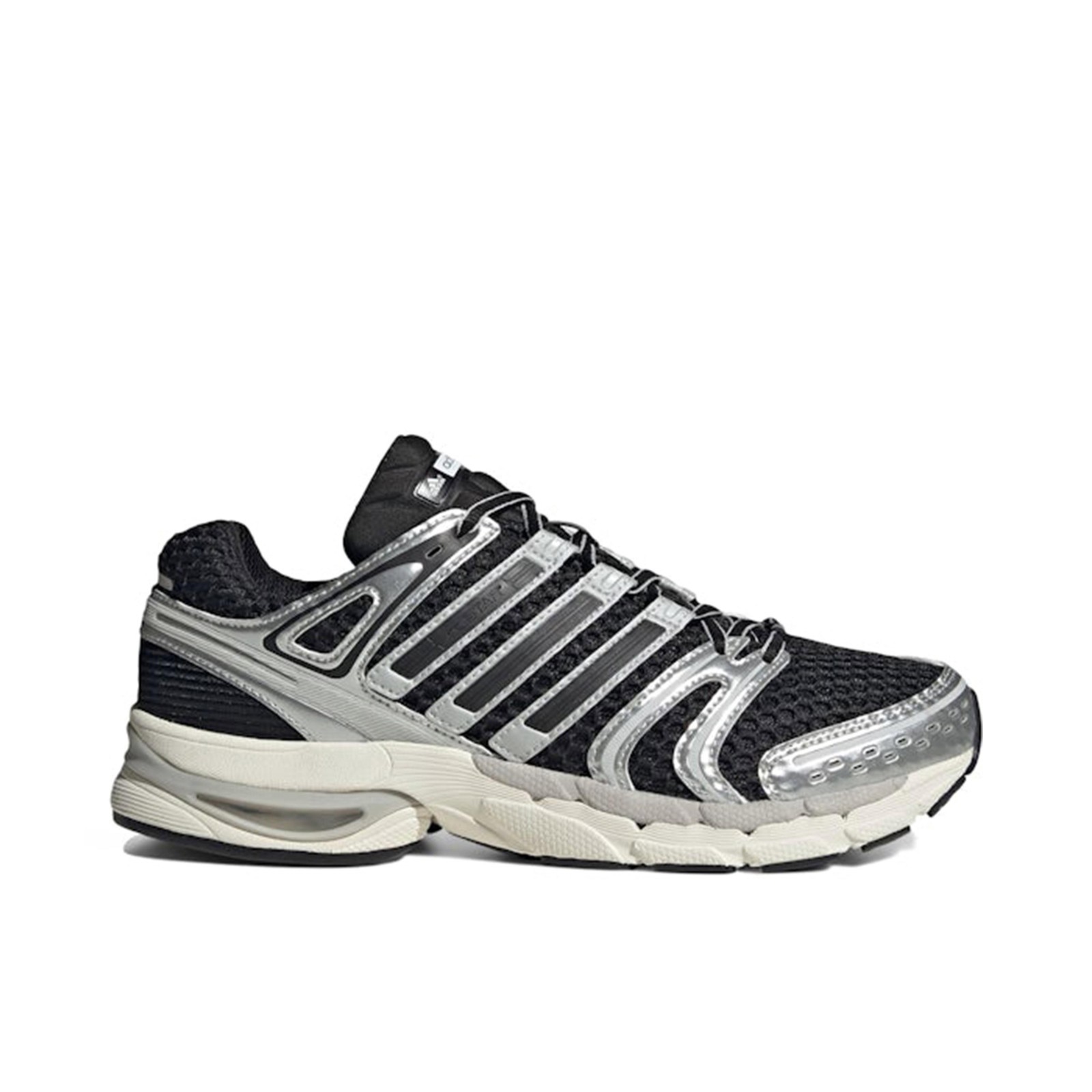 adidas Adistar Control 5 Core Black Silver Metallic Grey Men\'s Sneakers Shoes