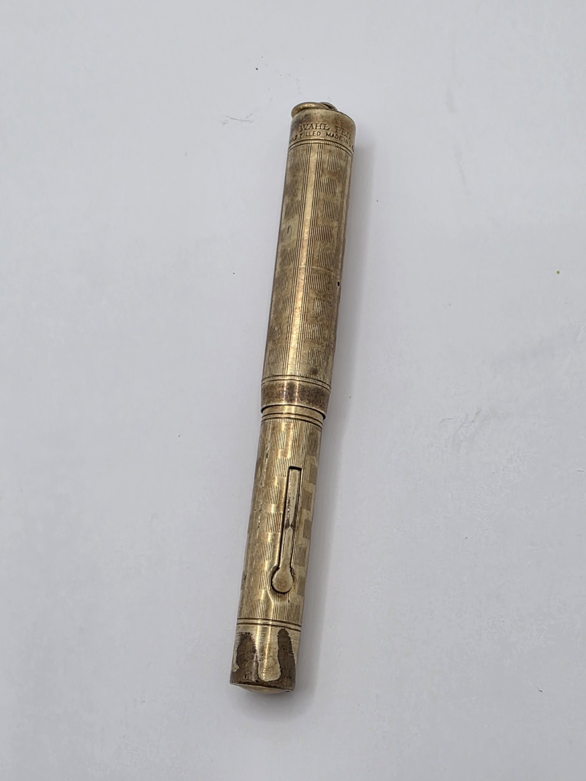Antique Wahl Pen No 2 Gold Filled Fountain Pen Ring Top Engraved Made in USA