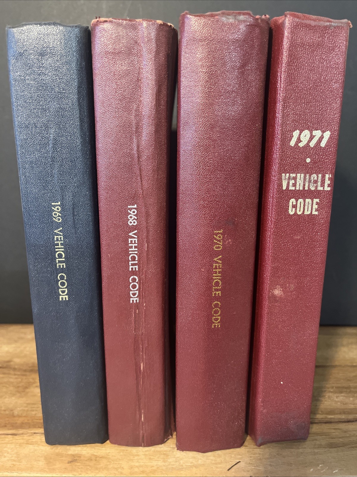 Vintage 1968,1969,1970,1971 DMV State of California Vehicle Code Book Red HC