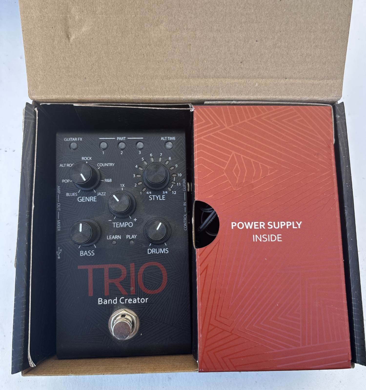 DigiTech Trio Band Creator Guitar Effects Pedal Boxed w/Power Supply