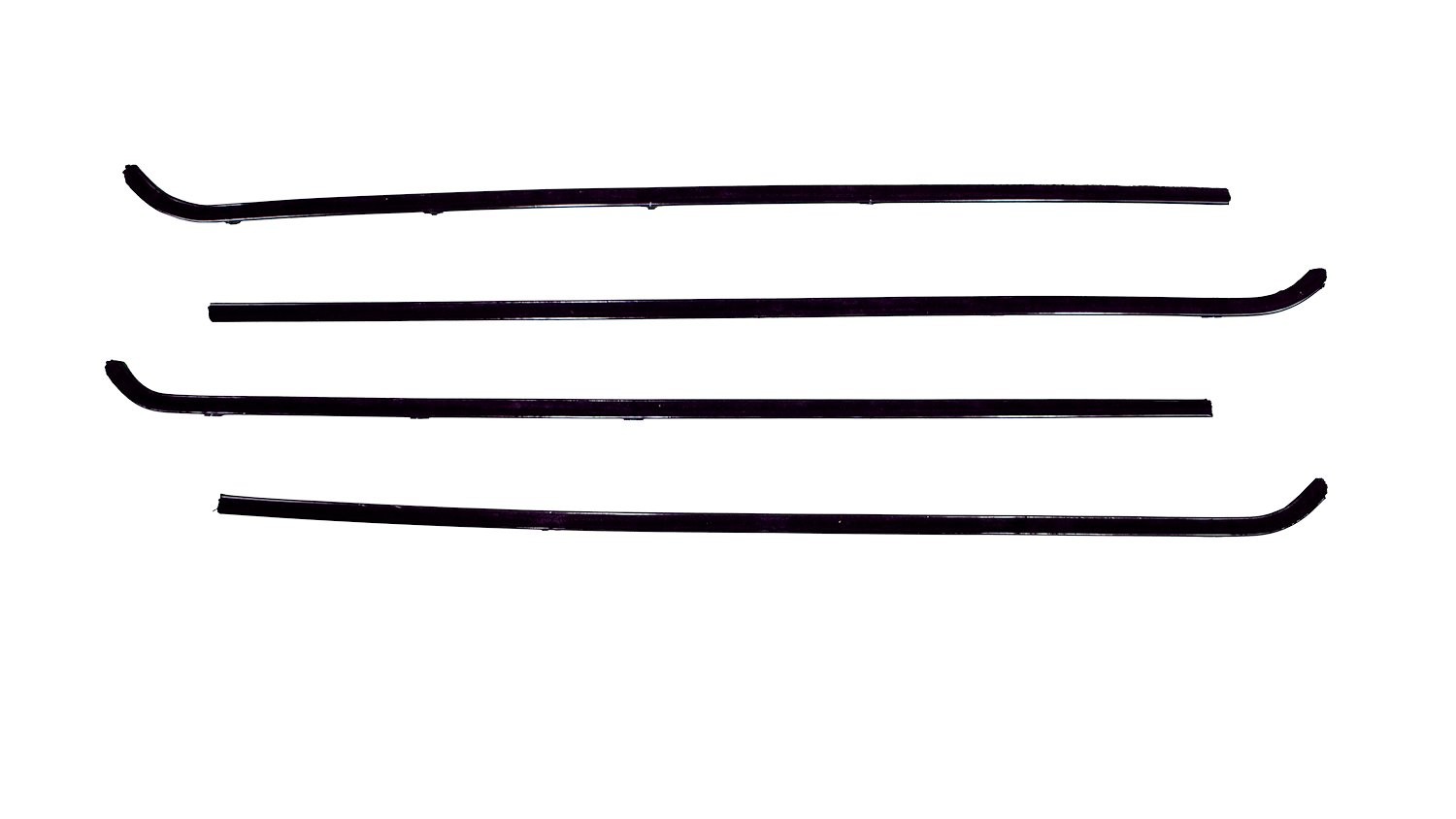 JEGS Window Guide Felt Kit for 1964-1966 Chevrolet & GMC Trucks w/o Vent