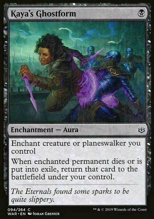 Kaya's Ghostform ~ War of the Spark [ EX ] [ Magic MTG ]