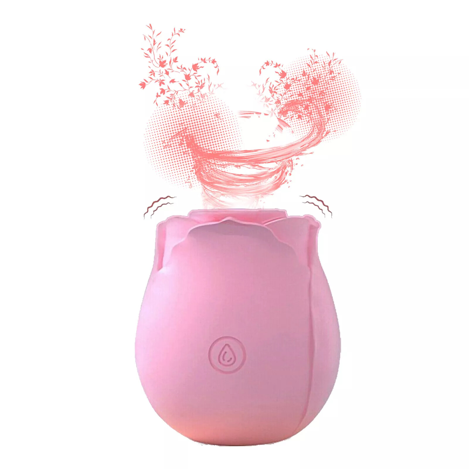 Rose  Shape Sucking Vibrator Clitoral G-spot Suction Sex Toy 10 Speed WaterProof