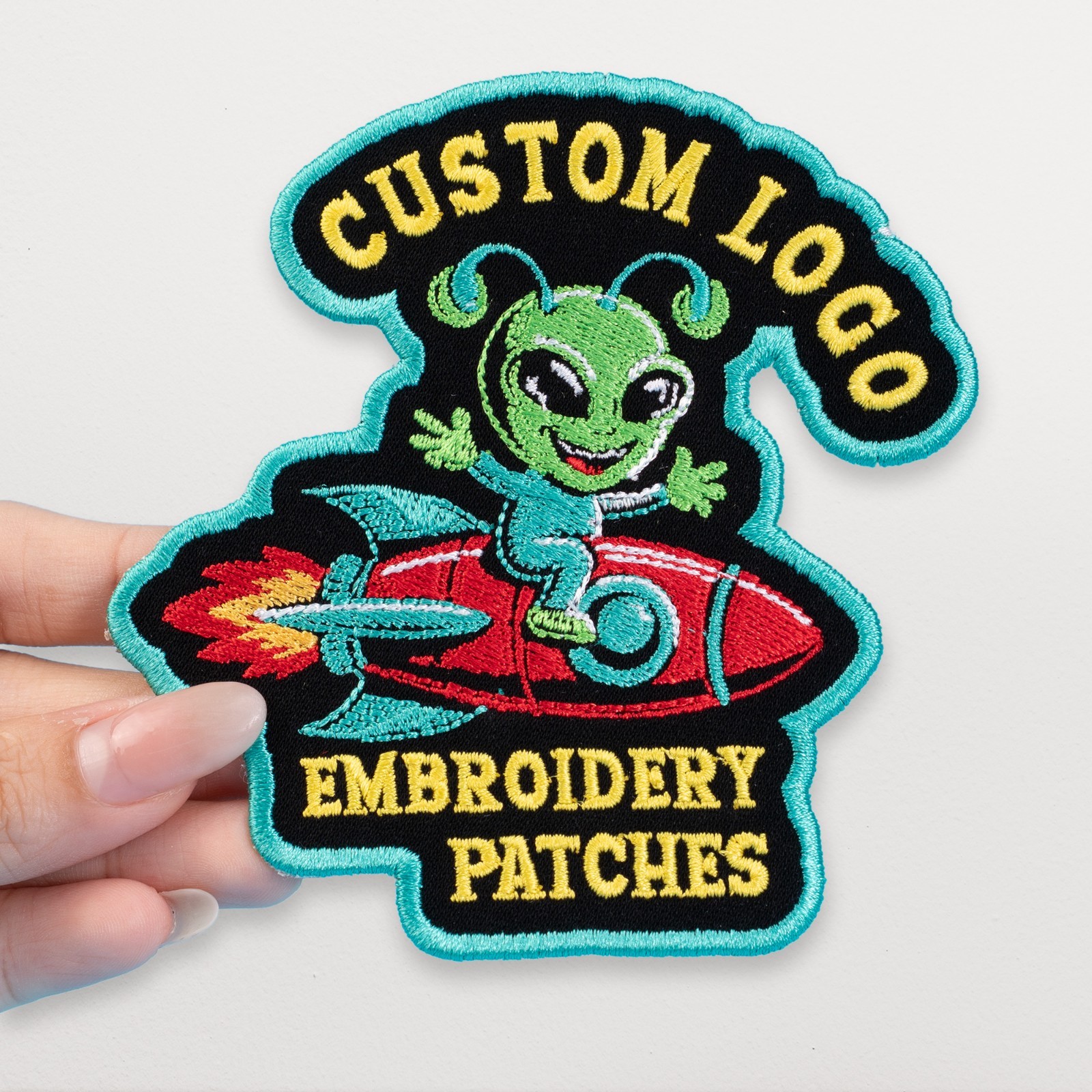 Custom Logo Patch, Personalized Embroidered Logo Patches, Company Logo Patch