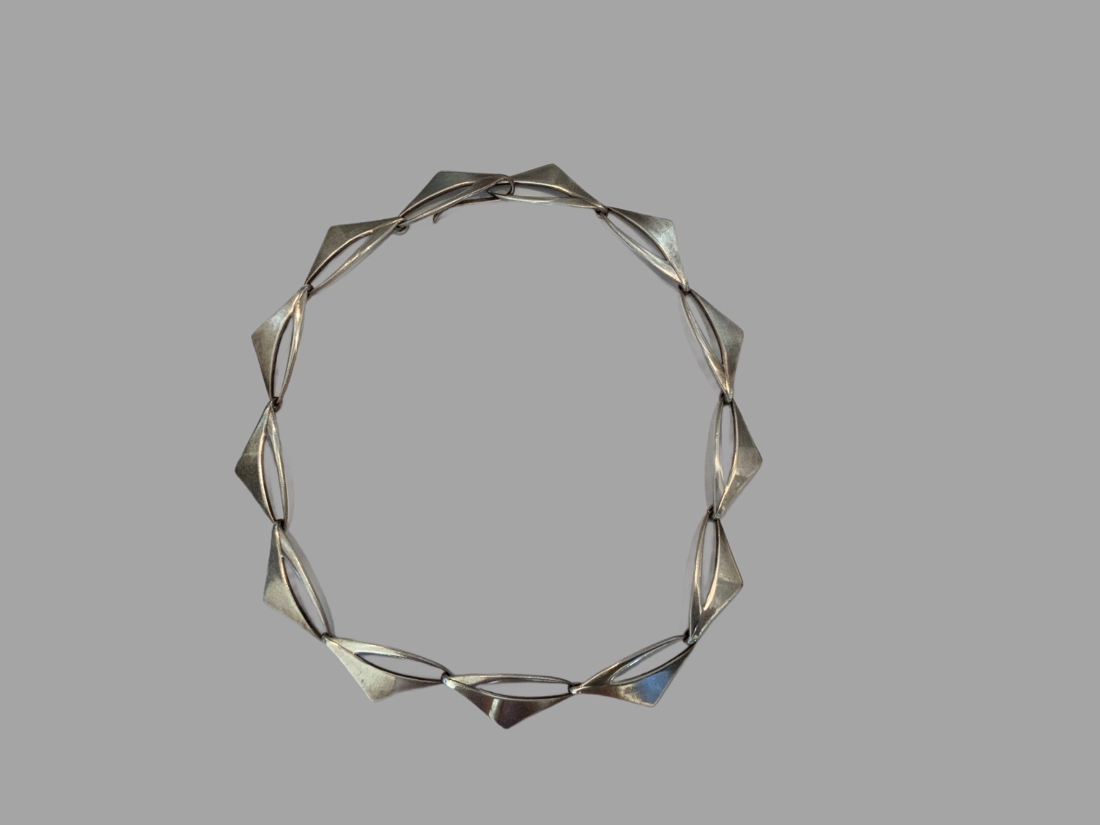 P.Warmind/Denmark Sterling Modern Vintage Necklace
