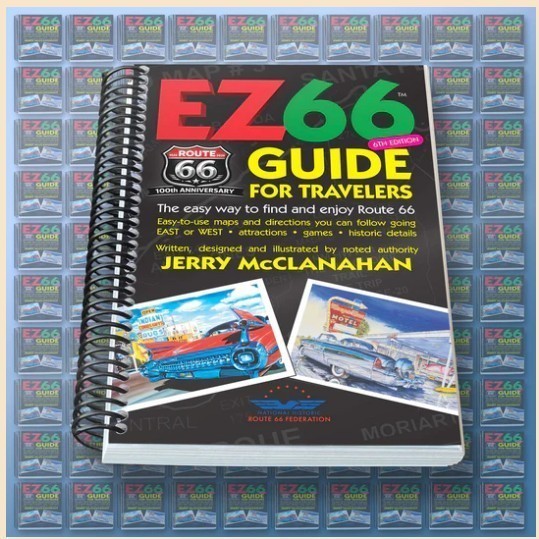 ROUTE 66 EZ 66 GUIDE FOR TRAVELERS - 6th EDITION By Jerry Mcclanahan * NEW