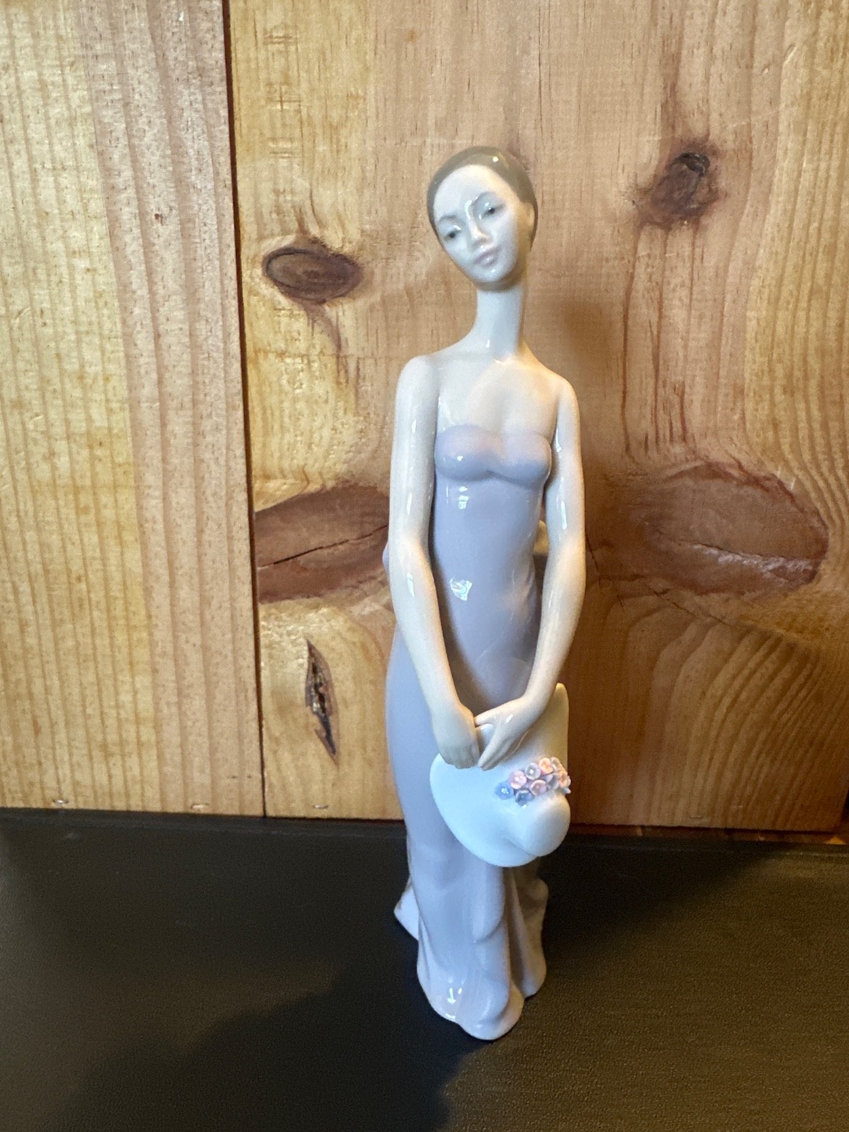 Lladro Bridesmaid 5598, Pink Dress, Authentic Porcelain Figurine, Mint Condition
