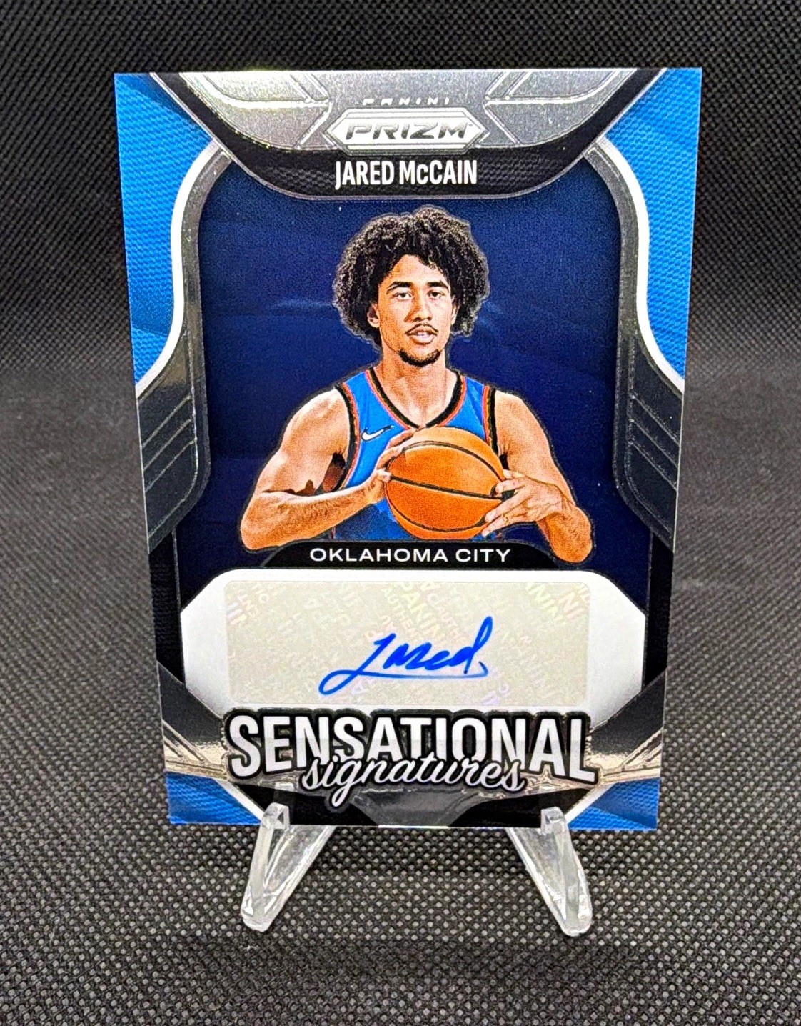 Panini Prizm 2025-26 Jared McCain Sensational Signatures SS-JMP Auto