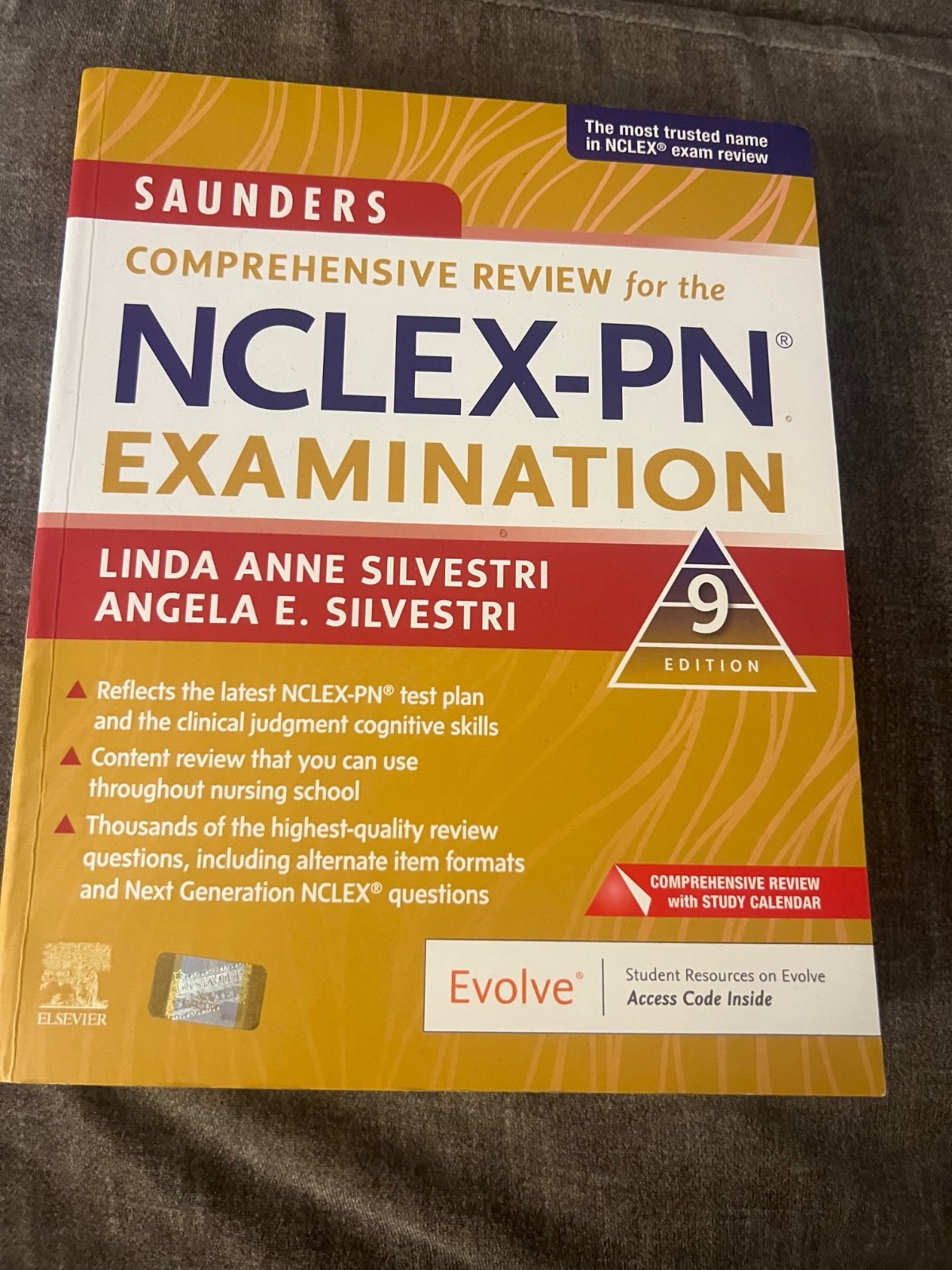 Elsevier Saunders Comprehensive Review NCLEX-PN Exam 9th Ed Paperback Silvestri Elsevier Saunders Comprehensive Review NCLEX-PN Exam 9th Ed Paperback Silvestri