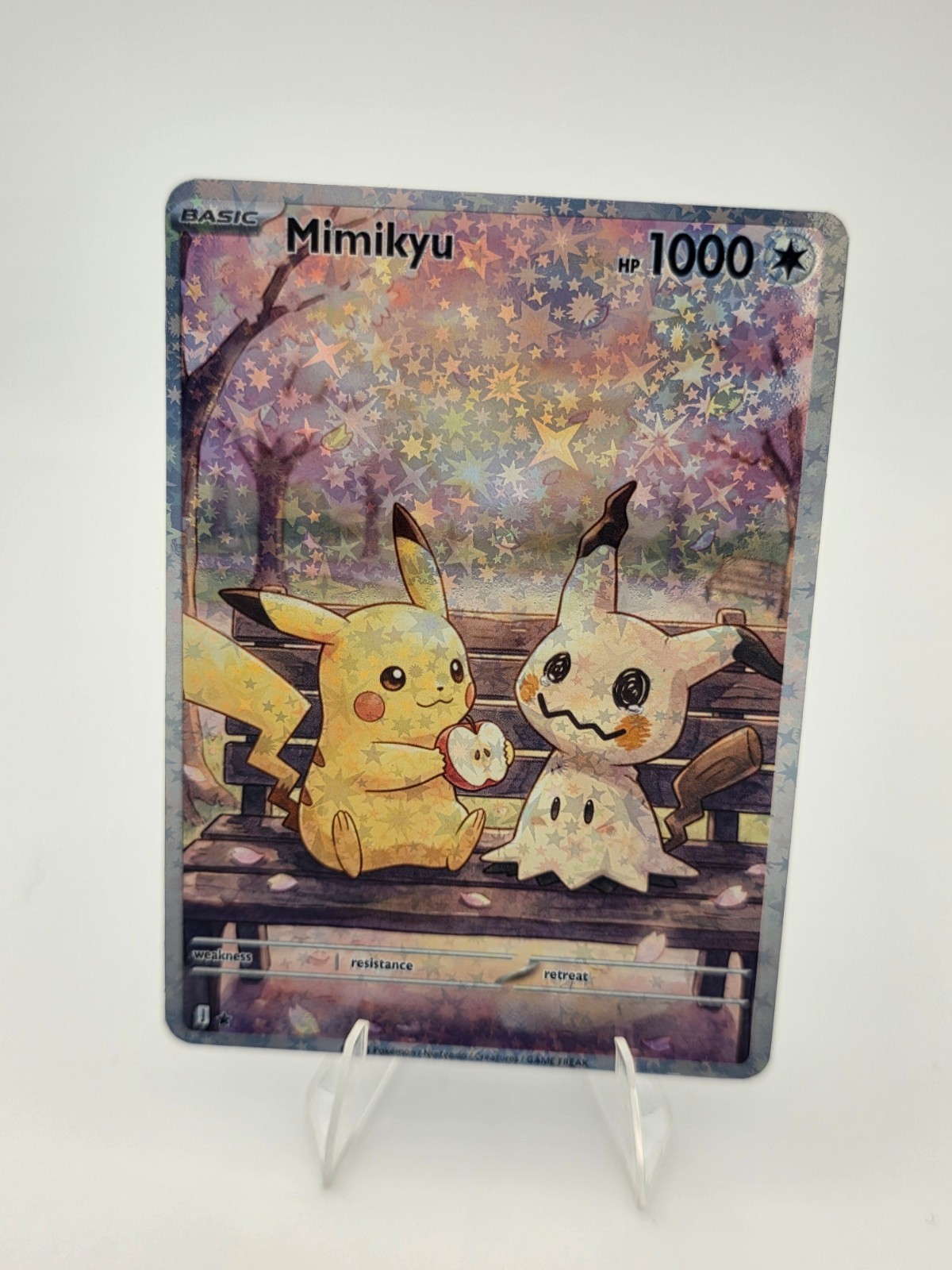 CUSTOM FAN ART Mimikyu Look Alike Holo Card CUSTOM FAN ART Mimikyu Look Alike Holo Card