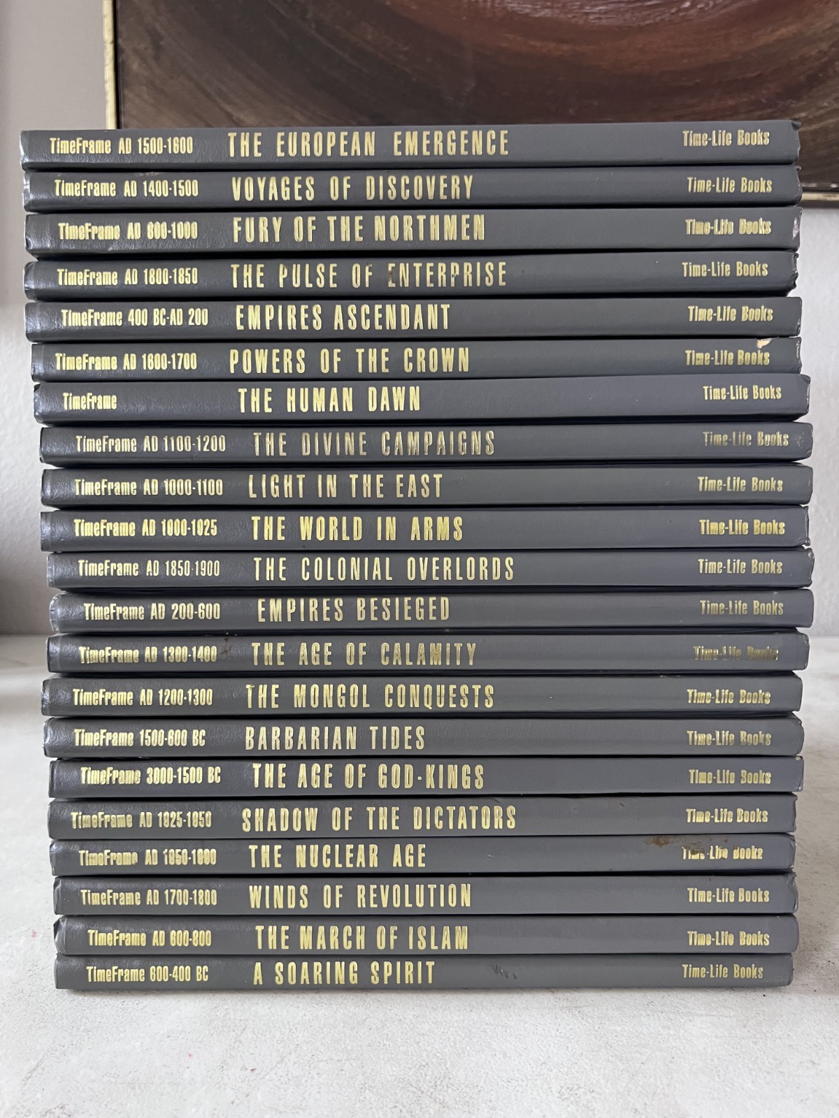 Time Life - Time Frame Hardcover Books Set of 21 Volumes - Nice condition