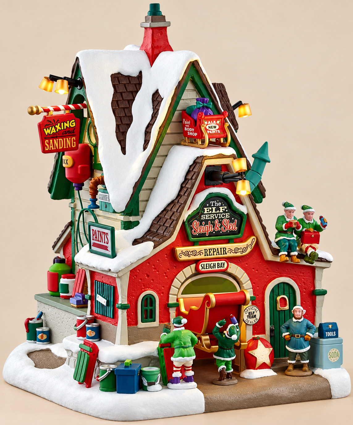 Lemax Santas Wonderland Village, The Elf Service Sleigh, 55315, New In Box