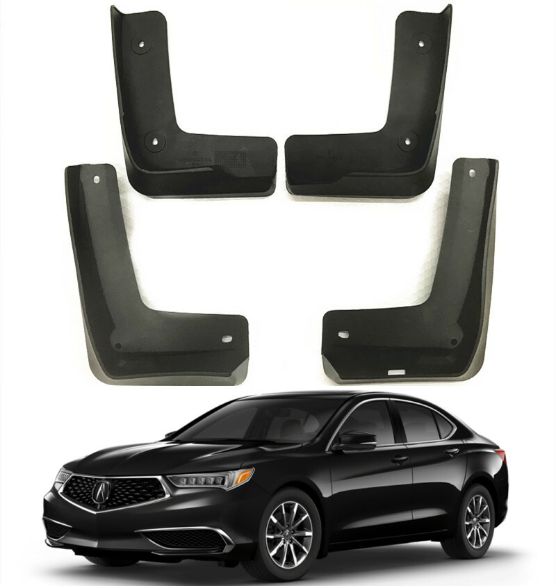 2016-2020 Fit For Acura TLX Black Splash Guards Mud Flaps Mudguard Fender 4PCS
