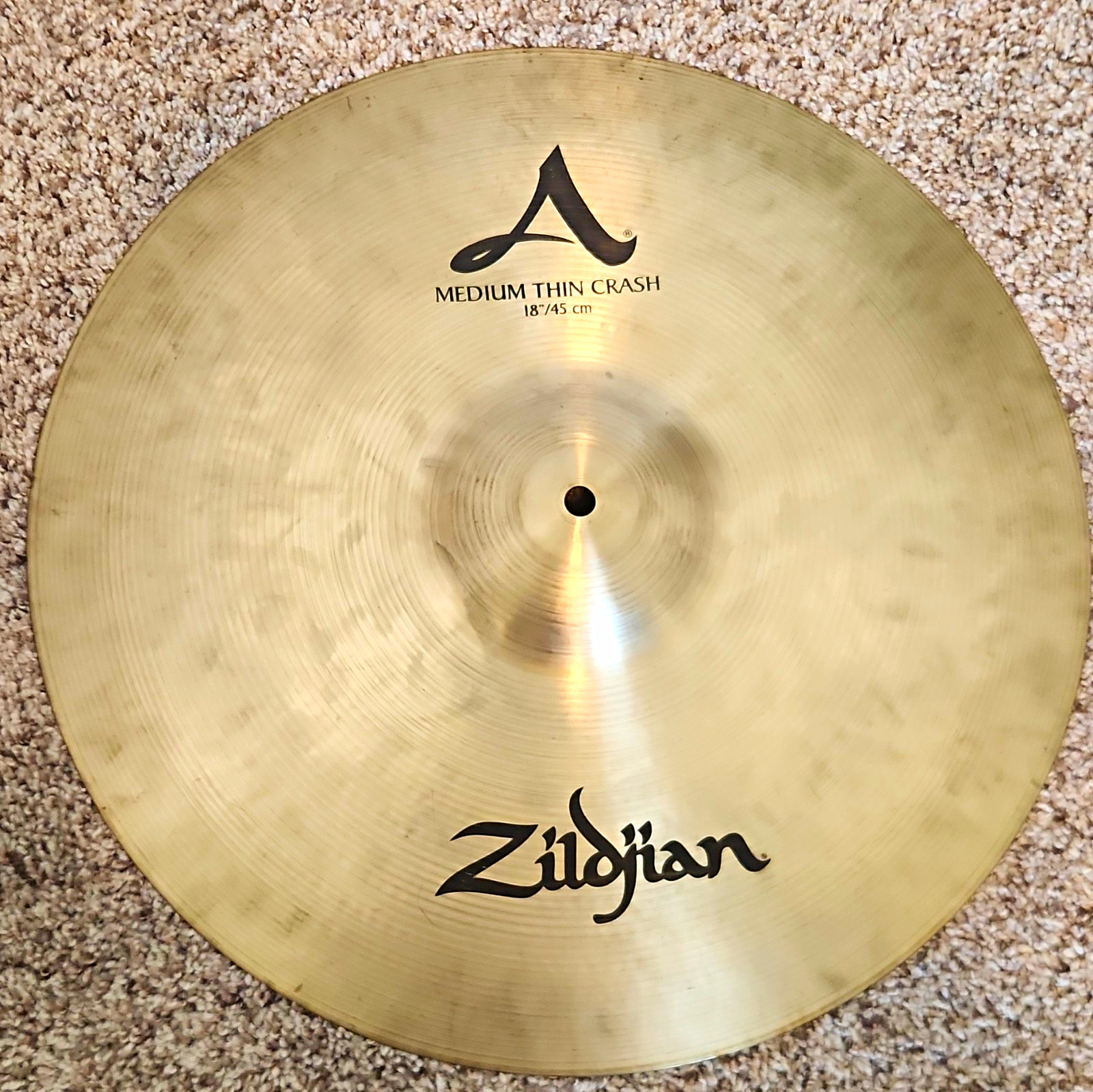 Zildjian A Medium Thin Crash Cymbal 18\ Zildjian A Medium Thin Crash Cymbal 18\