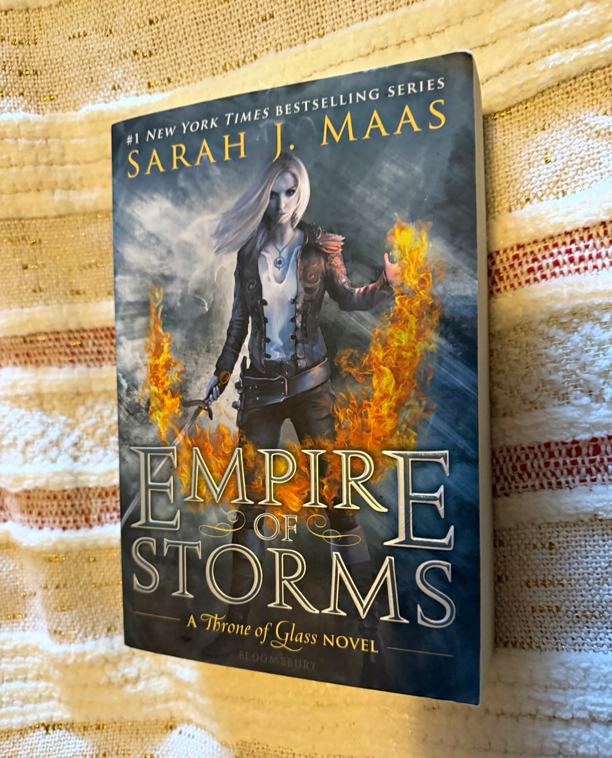 Sarah J. Maas Empire of Storms Throne of Glass Paperback Fantasy Bloomsbury